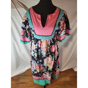 Vintage Appel USA Union Made Floral Mumu Kafton Size M